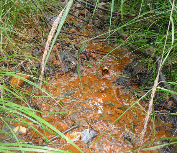 Acid mine drainage Ely MN