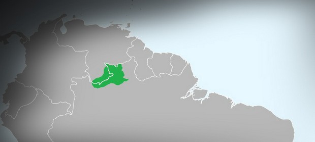 Location of the Yanomami peoples