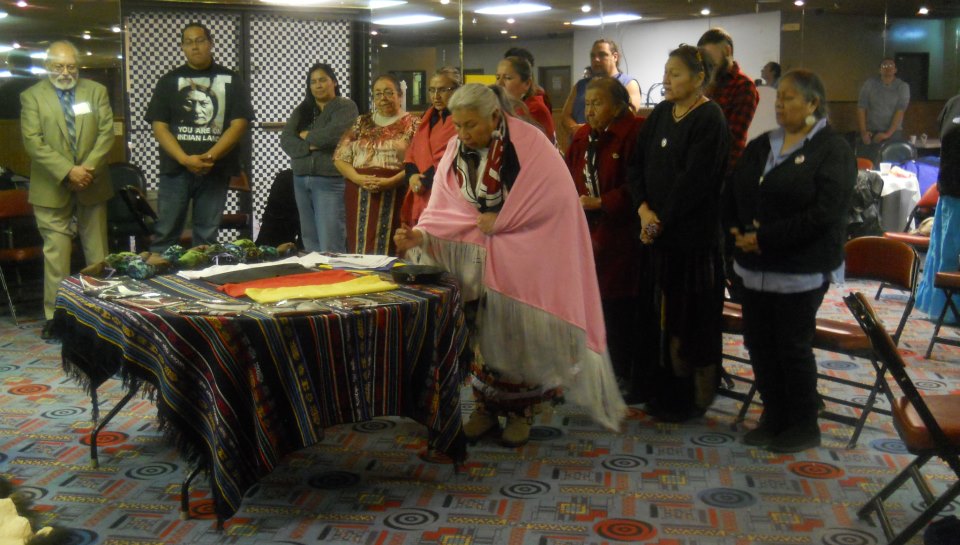 International treaty to protect the Sacred from Tar Sands signing ceremony