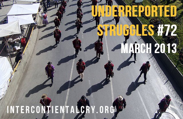 Underreported Struggles #72 March 2013