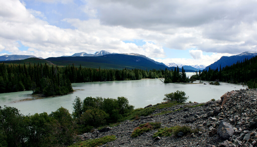 Outflow of Upper Taseko Lake