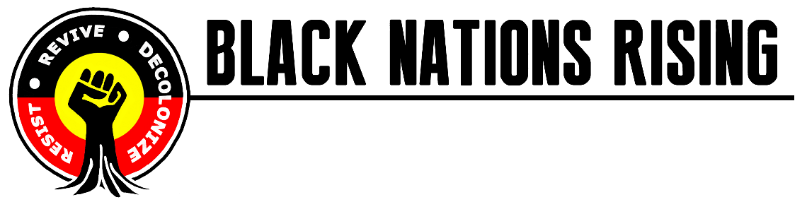 ABOVE: masthead of BNR magazine, designed by Torres Strait Islander man Luke Peacock from Erub Island