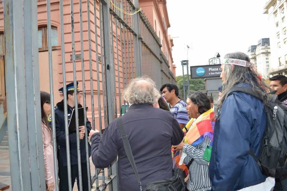 Adolfo Perez Felix and Relmu (Photo: Resistencia Qom)