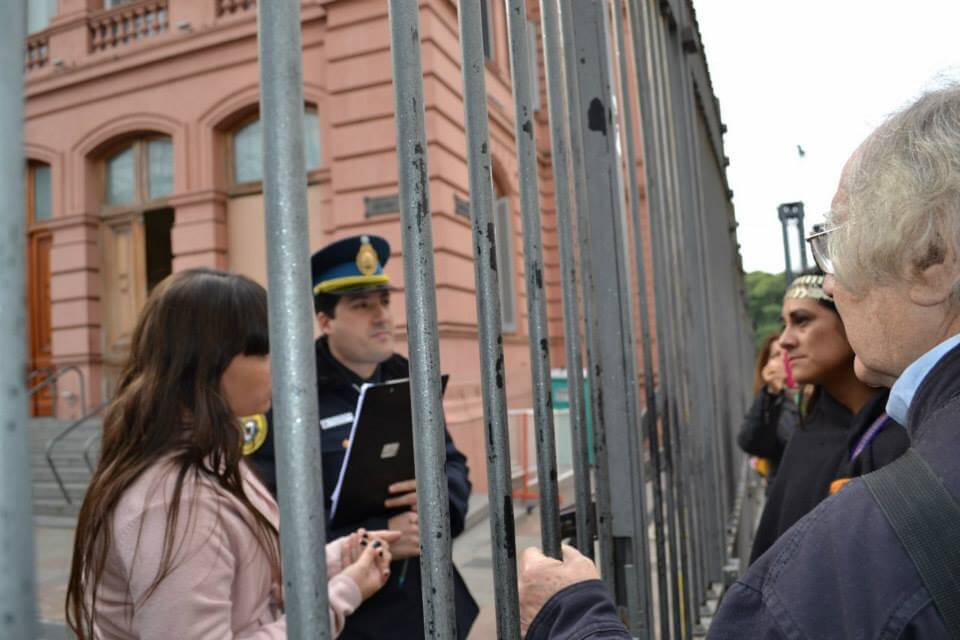 Adolfo Perez and Relmu (Photo: Resistencia Qom)