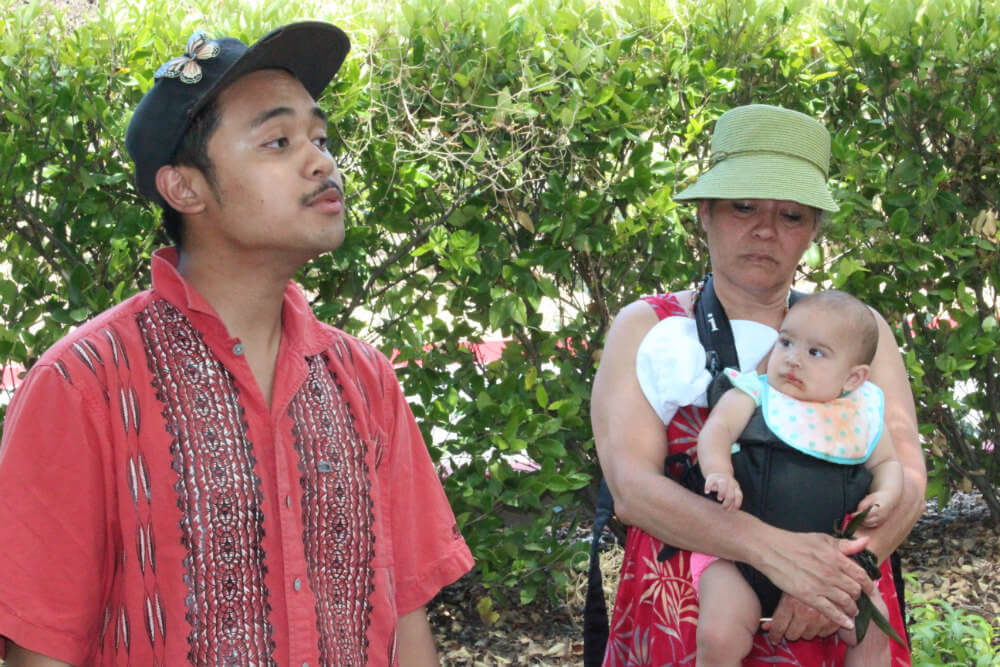 Ryan Camero of Restore the Delta and the Beehive Collective sings a song. Photo by Dan Bacher.