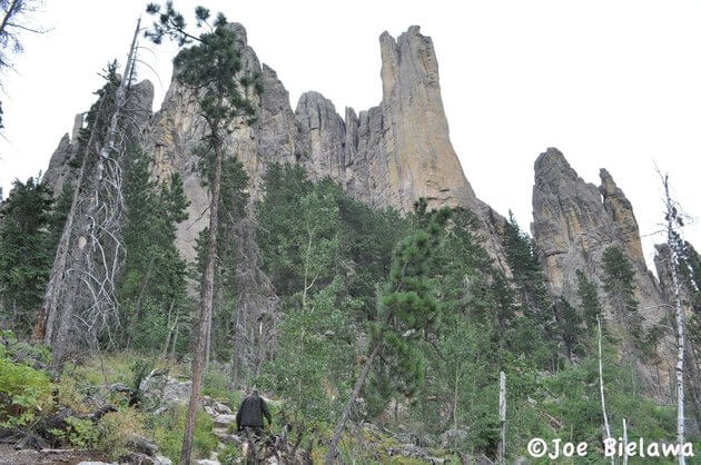 Harney Peak's original name is either Hinhan Kaga or He Winchinchala Sakowin Hocokata, according to the Lakota people. (Joe Bielawa/Flickr)