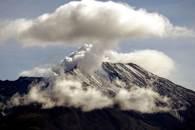 Mount St. Helens is called Lawetlat'la, or "The Smoker," by the Cowlitz tribe. (Credit: Craig Mitchelldyer/Getty Images)