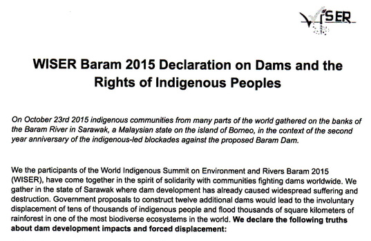 WISER Baram Declaration