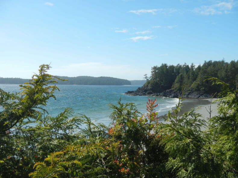 Coast line of Pacific Rim National Park Reserve (Canada). Unilaterally established on Nuu-cha-nulth First Nations traditional territory. Credit: Aleja Orozco.