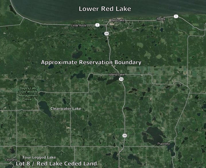 Contrary to popular belief, Lot 8 is not located on the Reservation, but approximately 16 miles from the Reservation border.