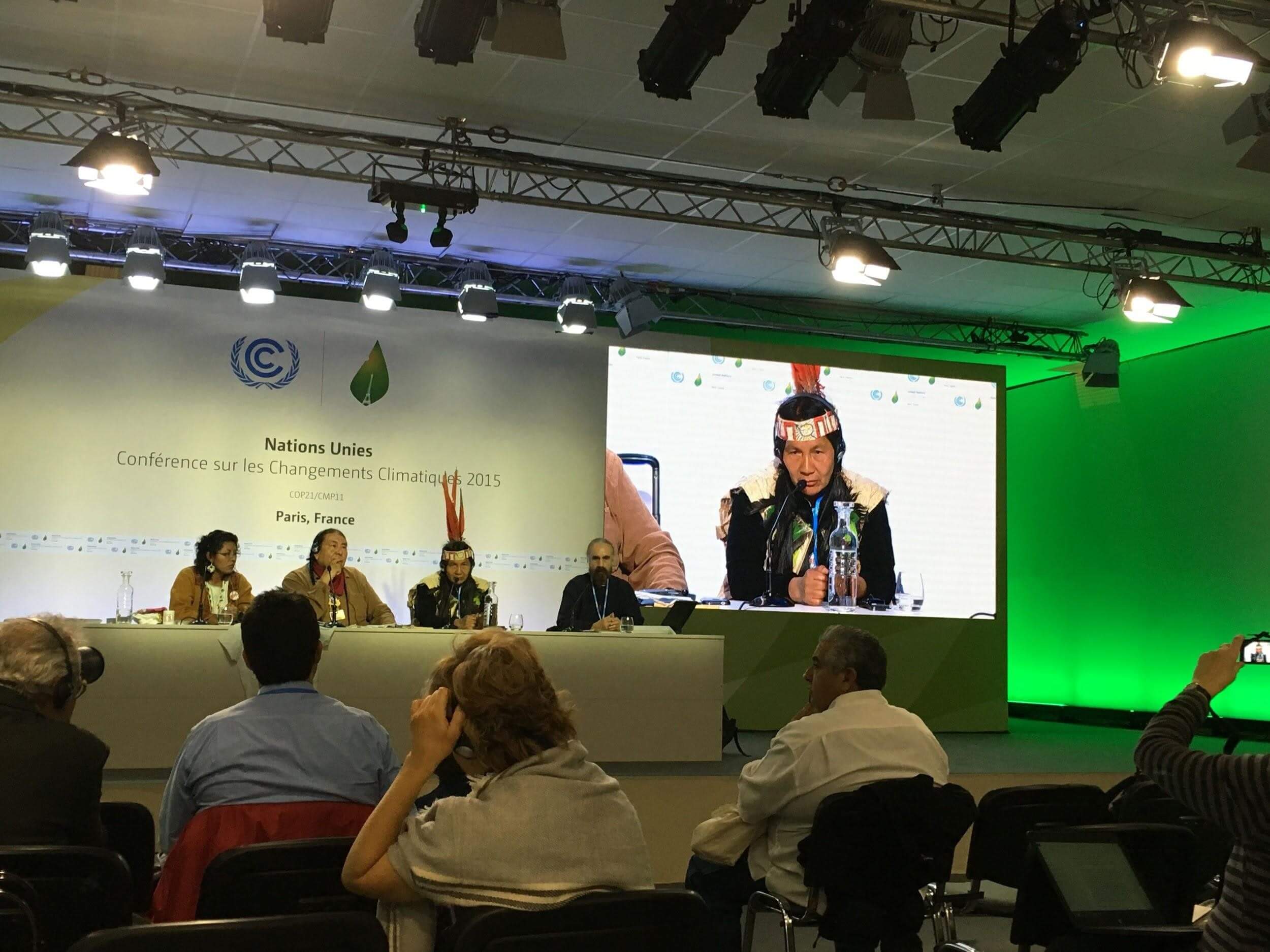 Tom Goldtooth indigeous leaders COP21