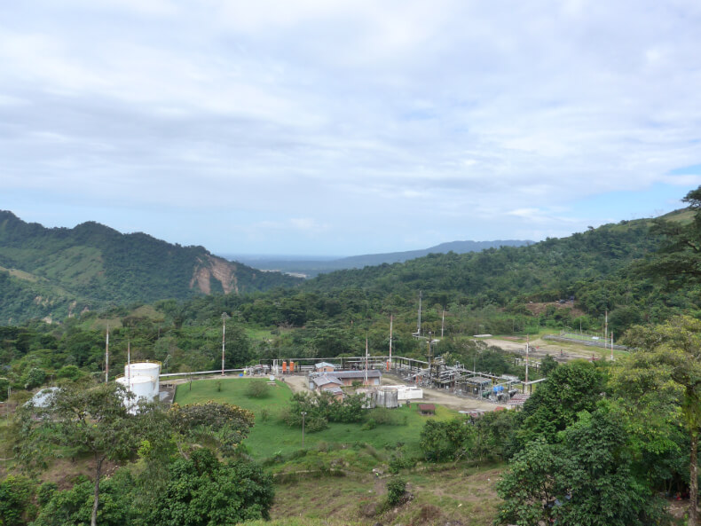 The Gibraltar I gas plant in Norte de Santander department. Photo: Charlie Satow
