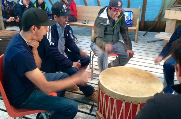 The High Ridge Singers, a group of young Moose Cree who write and perform songs in their First Nation's language. 