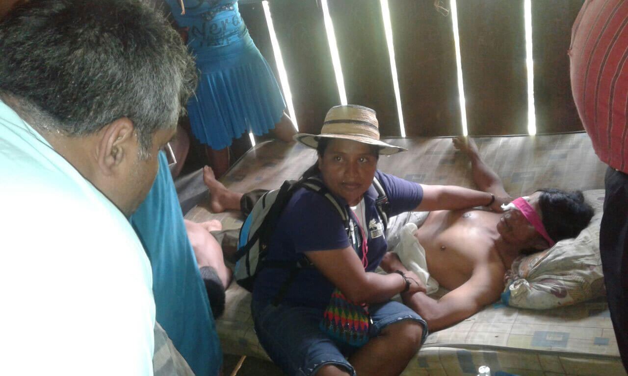 Adolfo Miranda was allegedly shot in his right eye by a rubber bullet. Credit:  Frenadeso