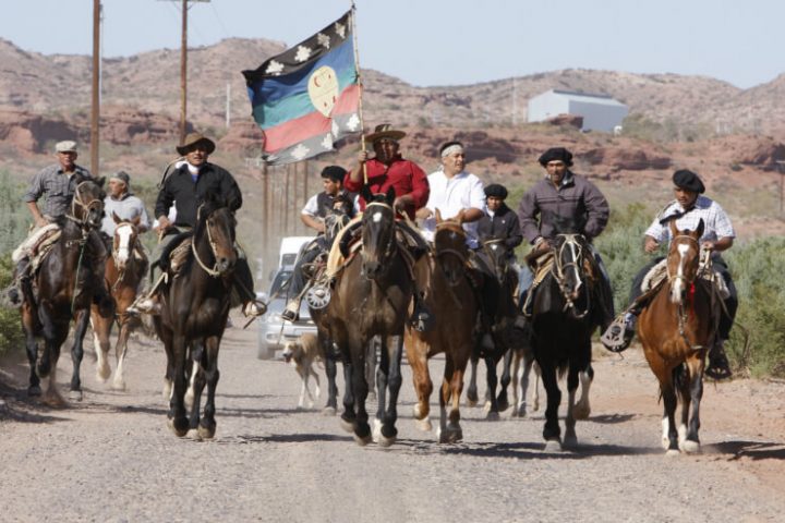 James Anaya (Special Rapporteur) visits Mapuche land in Argentina. Credits Alejandro Parellada IWGIA