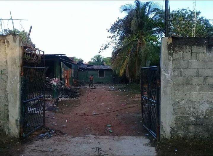 Yatama house burned