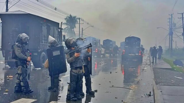 Police tear gas alternative