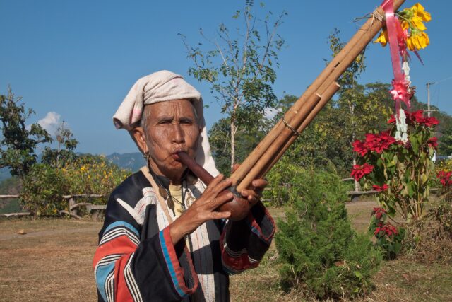 Woman in traditional clothing. Photo: Vyacheslav Argenberg,