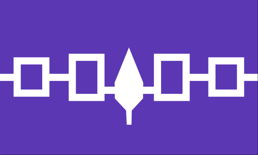 Hiawatha belt flag