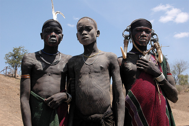 Ethiopia Eastern Omo river Indigenous
