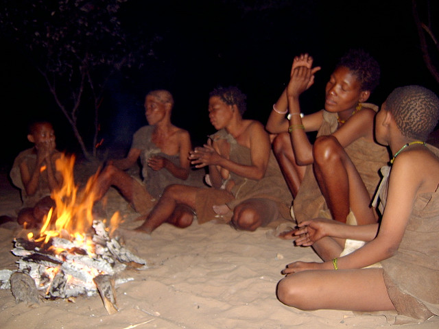 First People of the Kalahari still singing