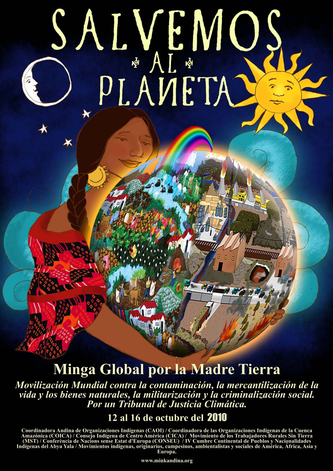 October 12 2010 Global Minga in Defense of Mother Earth and Climate and Environmental Justice