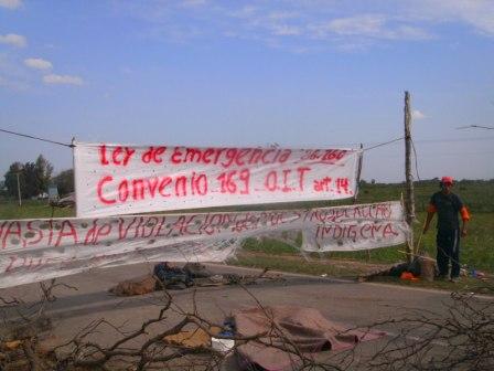 Corte ruta tobas