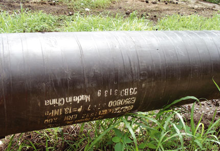Ramu mine pipeline